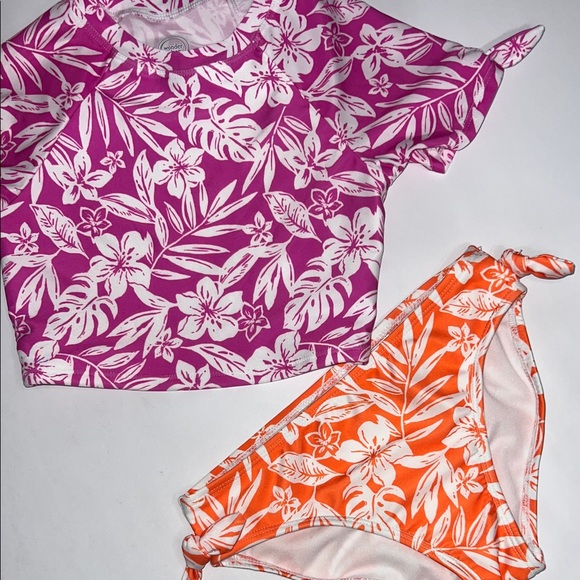 wonder nation Other - Wonder Nation Pink Floral Bikini Set Girls size 8